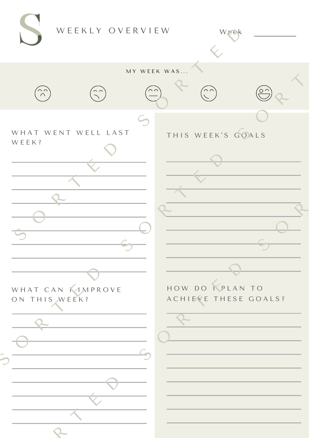 Weekly & Daily Planner